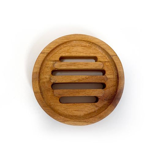 Jabonera Simple de Madera de Eucalypto